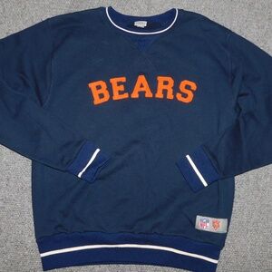CHICAGO BEARS ebbets field flannel dark blue navy vintage sweatshirt Men M